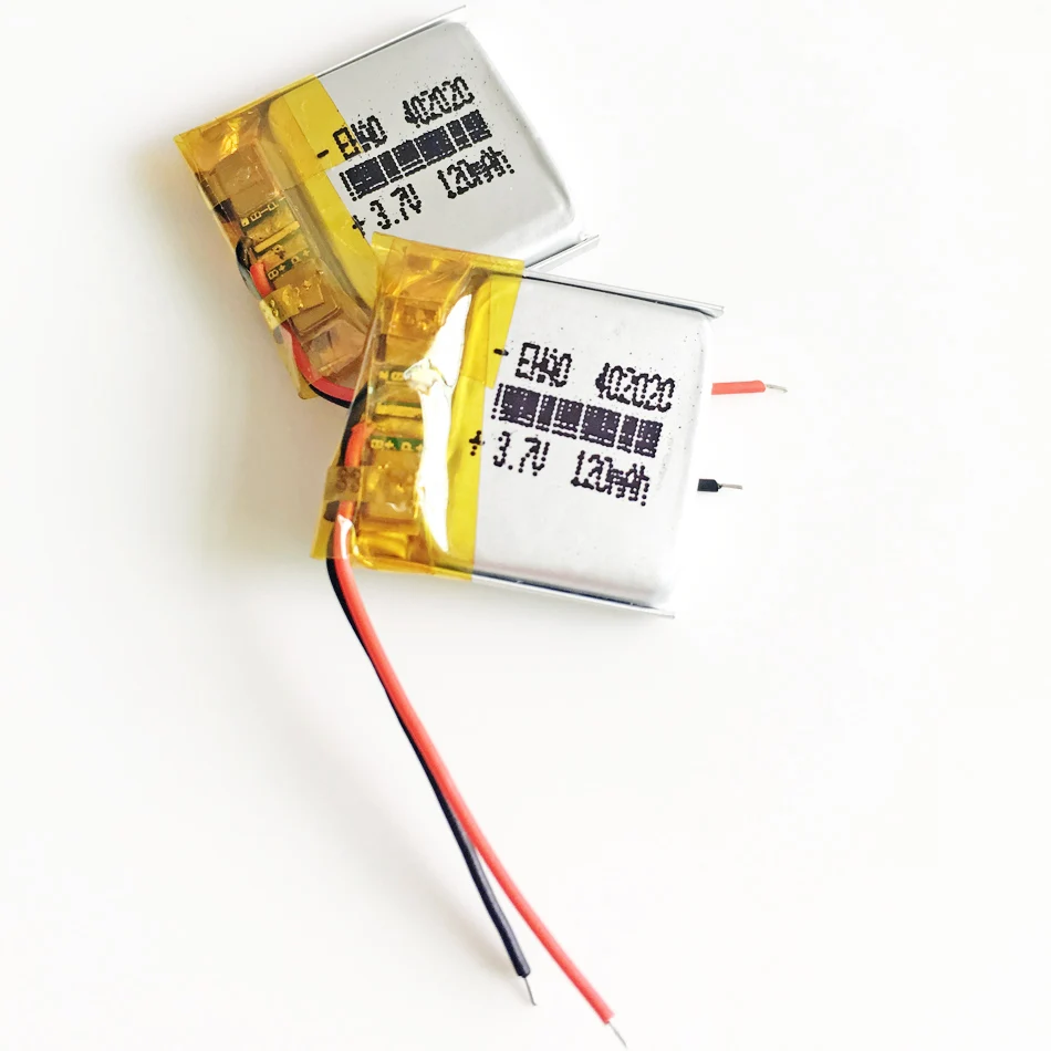 3,7 V 120mAh lipo перезаряжаемая батарея 402020 литий-полимерный литий-ионный аккумулятор для MP3 bluetooth часы MID гарнитура головные уборы ручка с камерой
