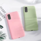 Приятный для кожи чехол для Samsung Galaxy A51, жидкие силиконовые чехлы для Samsung Galaxy A51 A515FDS, тонкий мягкий чехол из ТПУ и микрофибры