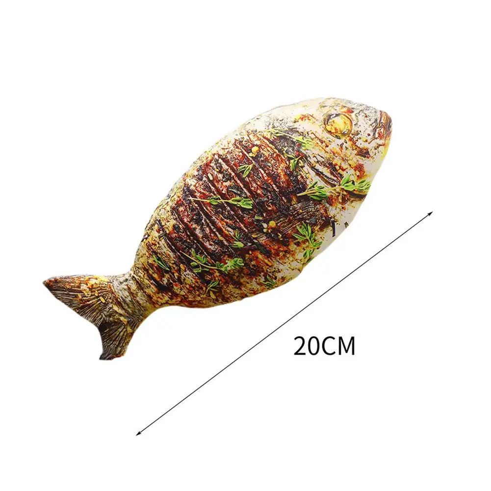 

20CM Simulation Food Real life Style fish Food Pillow Stuffed Innovative Soft Cushion Doll Toy Pillow Cushion Birthday Gift