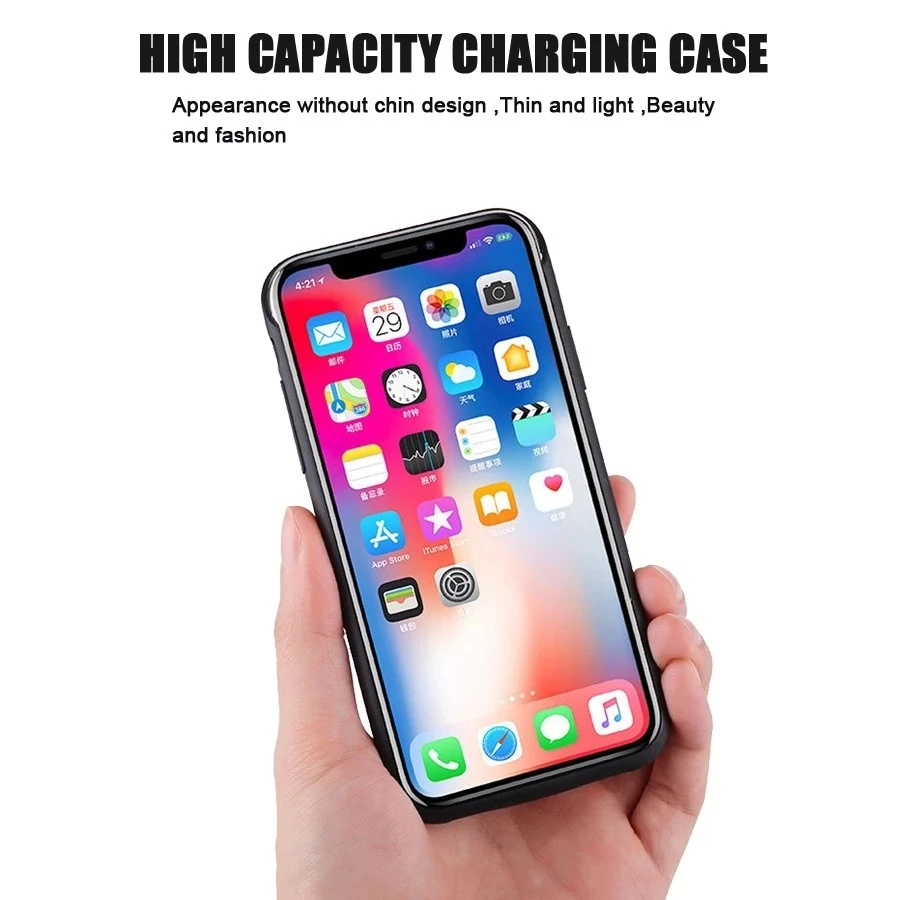 Чехол для зарядного устройства iphone 11 pro max портативное зарядное устройство 6 6S 7 8