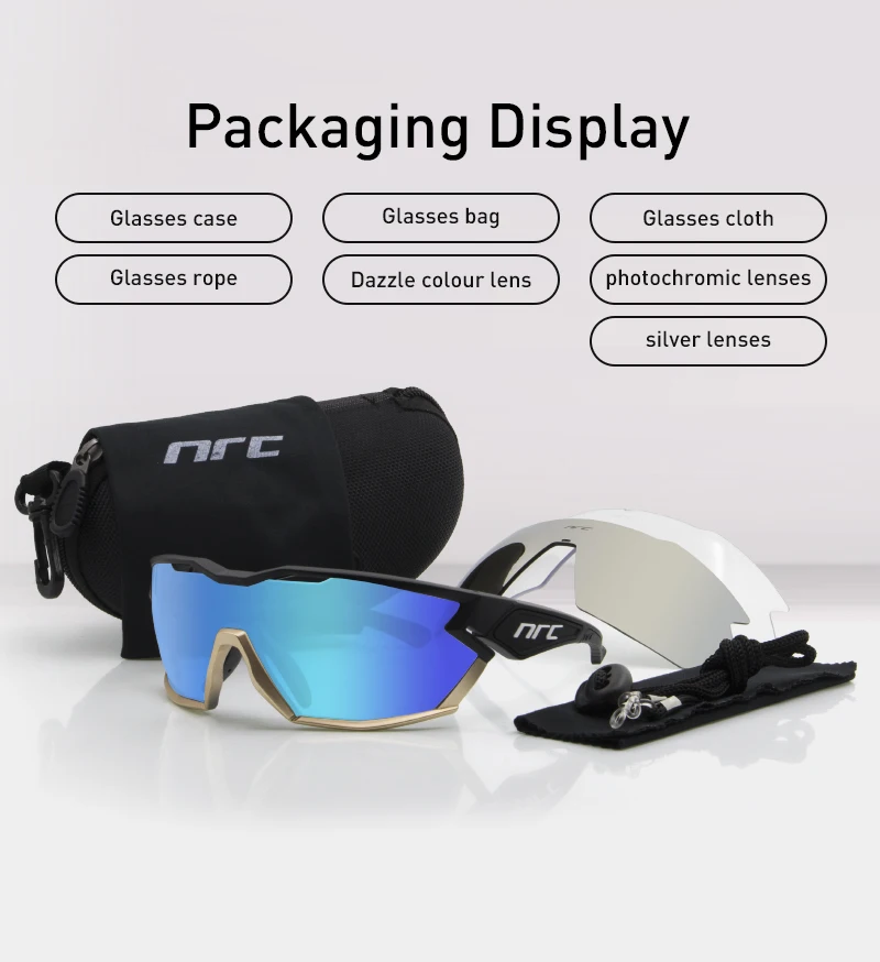 

2021 P-Ride Photochromic Cycling Glasses man Mountain Bike Bicycle Sport Cycling Sunglasses MTB Cycling Eyewear woman
