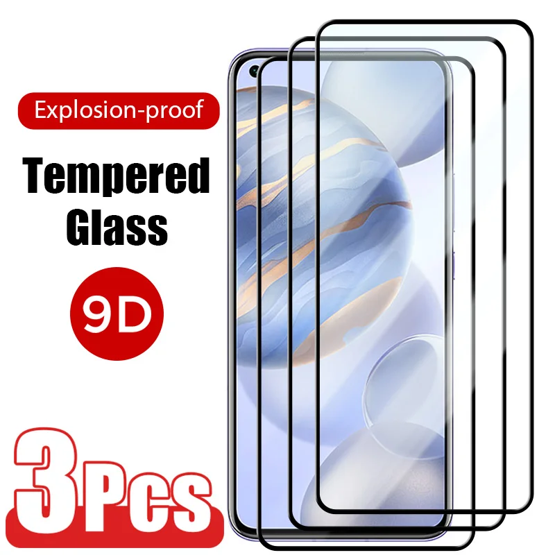 

3PCS tempered glass for Honor 30 20 10 10X 9 9X 8A Lite Pro screen protector for Honor 30i 20e 20i 8X 7X 9C 8C 9A X10 5G glass