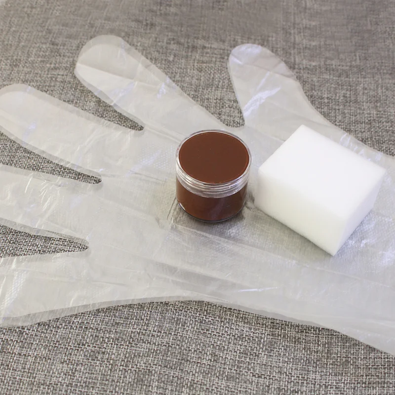 Краска средней коричневой кожи 30 мл специально для окрашивания кожаных диванов