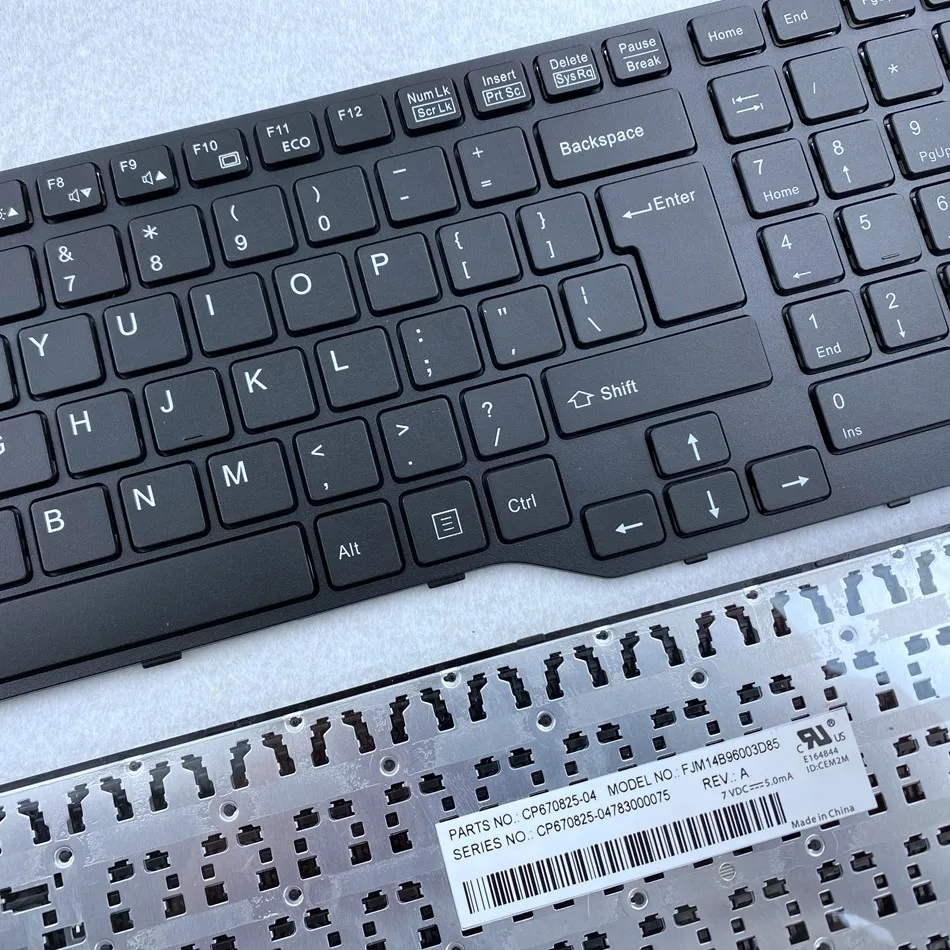 Американская Международная Клавиатура для ноутбука Fujistu E754 Lifebook E557 E753 E756 E554