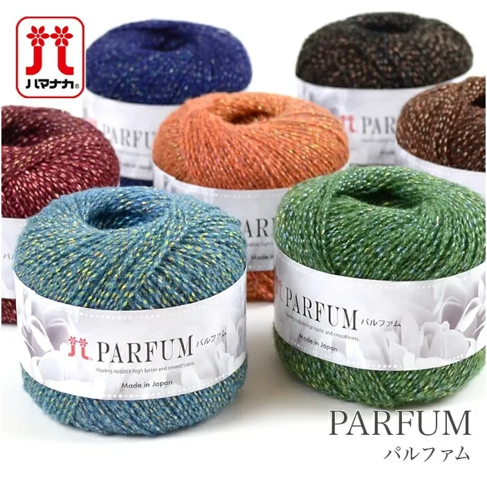 

HAMANAKA PARFUM wool braid thread line Hand woven thread 25g(105meters/roll)