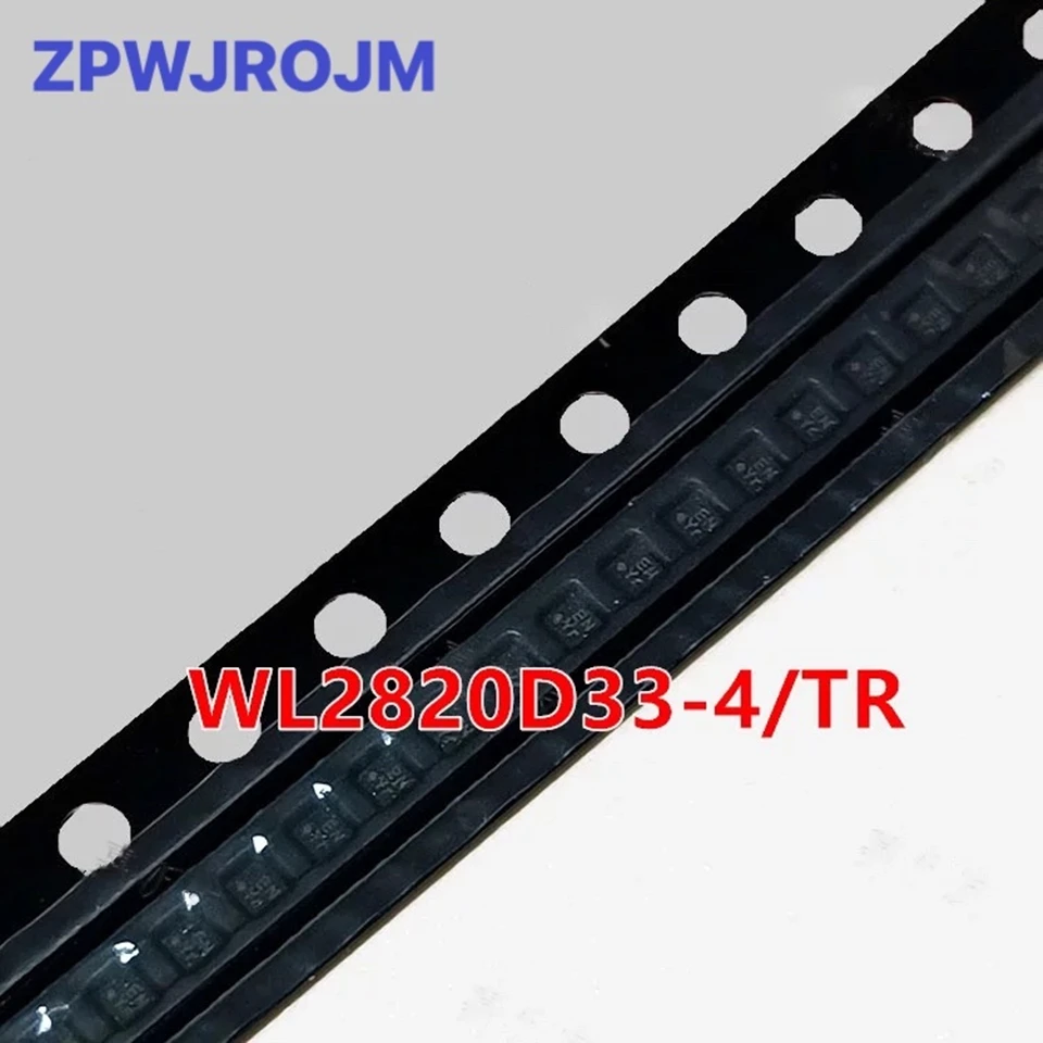 30-100 Uds WL2820D WL2820D33-4/TR DFN1 * 1-4L LDO, 3,3 V-0
