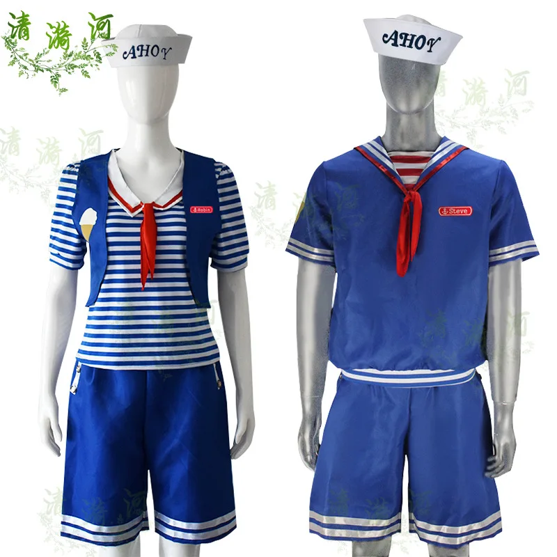 Костюм для косплея очень странные дела 3 сезона костюм Робина Стива помощник