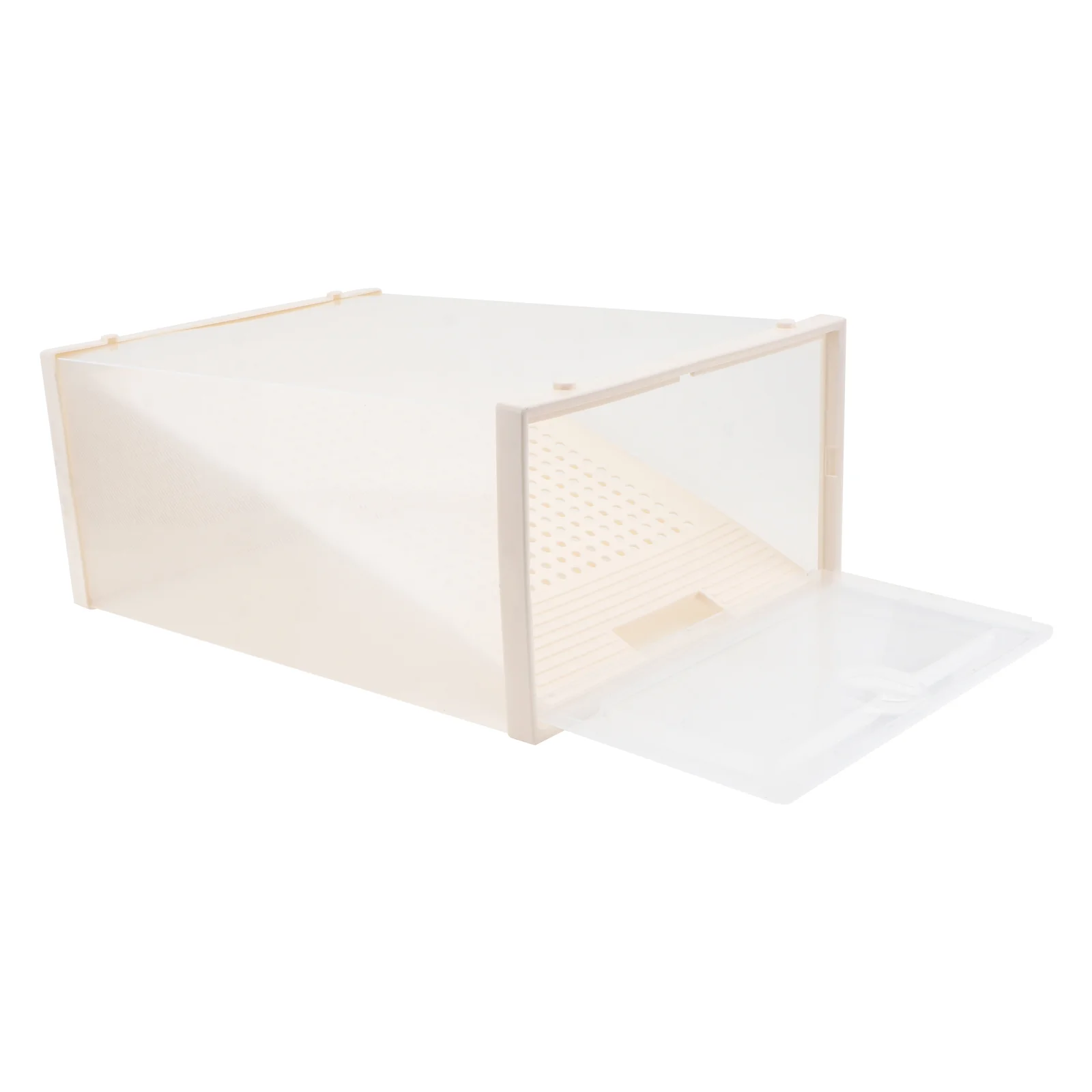 

1Pc Plastic Shoes Case Creative Shoe Box Transparent Shoes Storage Container