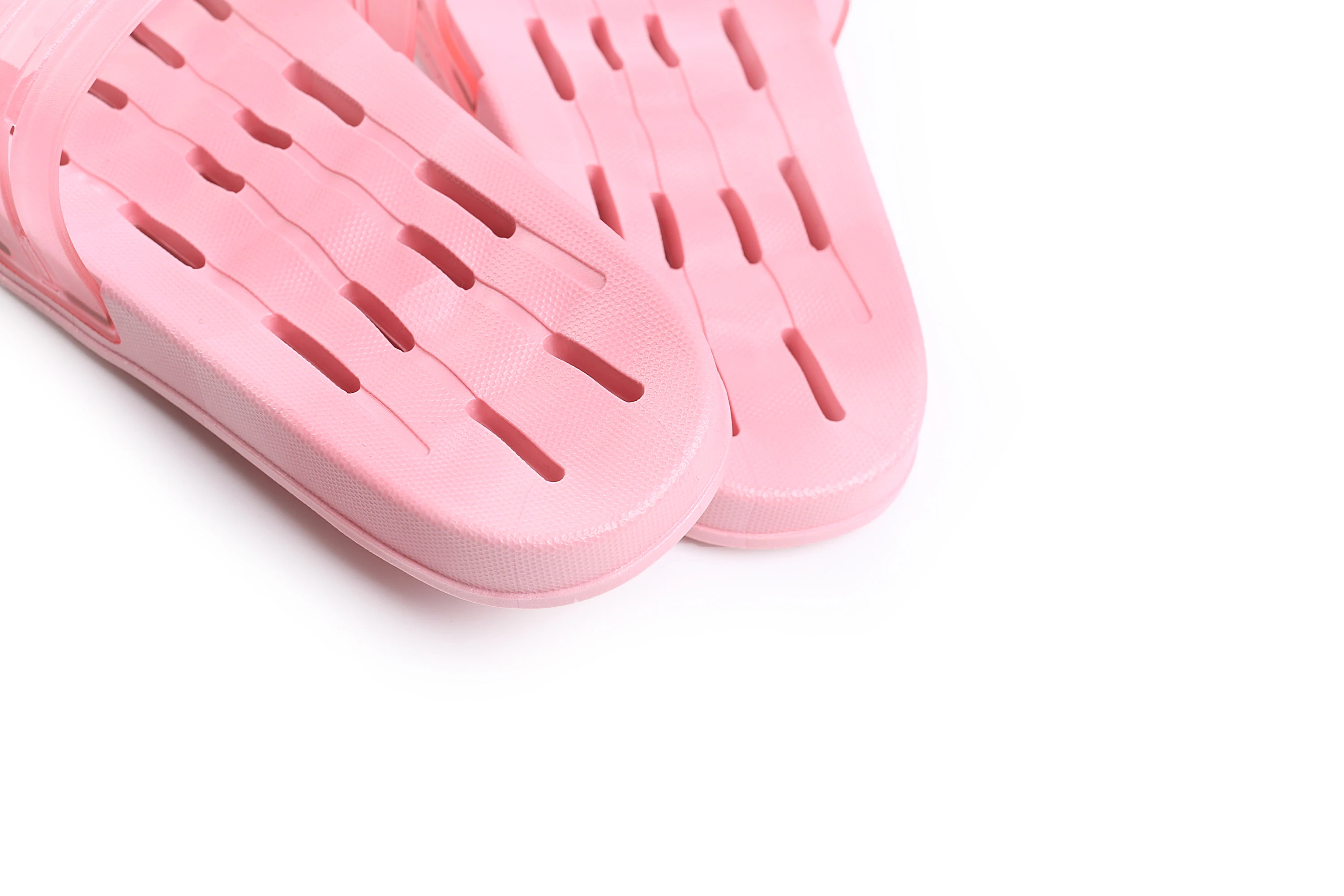 Шлепанцы женские ПВХ Нескользящие для ванной домашние тапочки плоская подошва