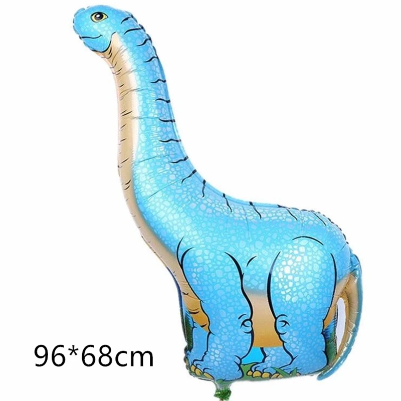1pcs balloon Вечерние товары, 1 шт., для детей, динозавр, милый динозавр, тема, украшение, головной убор для дня рождения, герой, шляпа с эластичной лентой - Цвет: 1pcs balloon