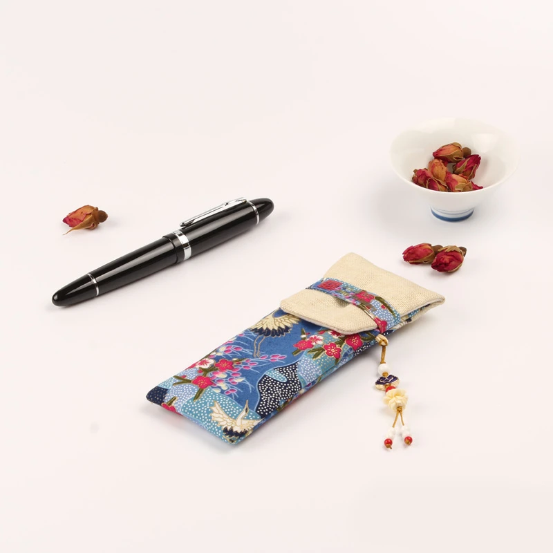 1 шт. хлопковая льняная одежда в японском стиле украшенная ручка чехол для