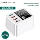 40 Вт Быстрая зарядка QC3.0 USB зарядное устройство настенный дорожный мобильный телефон адаптер Быстрое PD зарядное устройство для iPhone 11 Pro Max Xiaomi Huawei Samsung