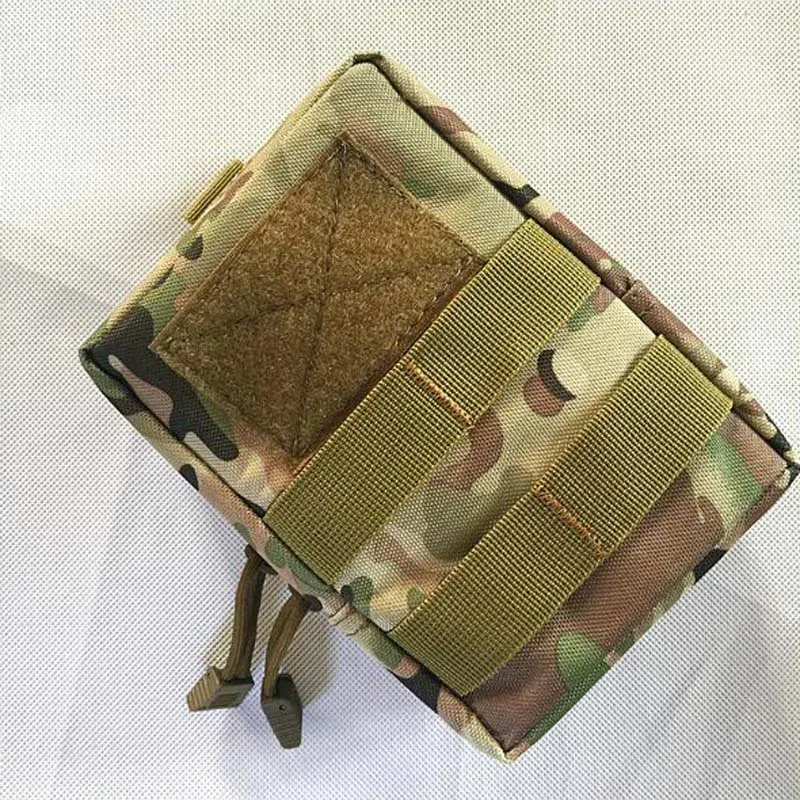 CP camouflage Тактическая уличная многофункциональная сумка на пояс EDC облегченная модульная система переноски снаряжения сумка инструмент молния поясная сумка-аксессуар прочный поясной чехол для телефона - Цвет: CP camouflage