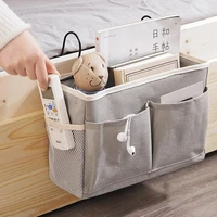 baby bed side pouch nappy holder crib storage organizer bedside storage bag hanging caddy bedside toy pockets infant accessories