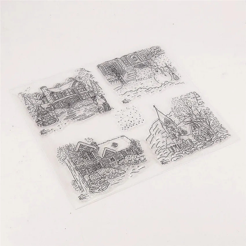 Штампы силиконовые прозрачные для скрапбукинга 20 5x17 5 см | Дом и сад