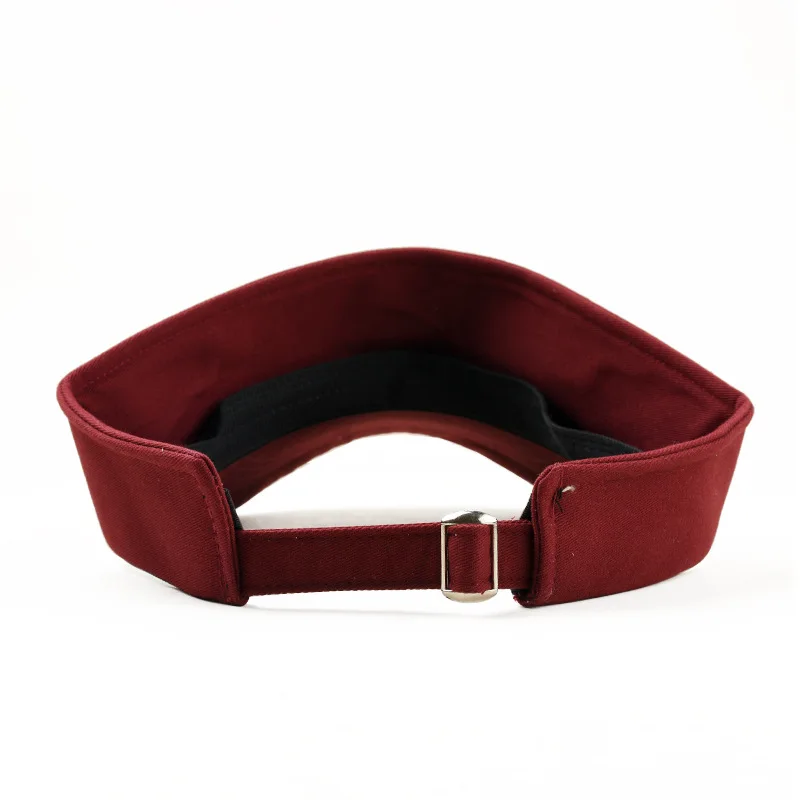 

New Adult men Letter embroidery sun hat Women breathable casual cotton visor cap beach holiday travel Topless empty gorros