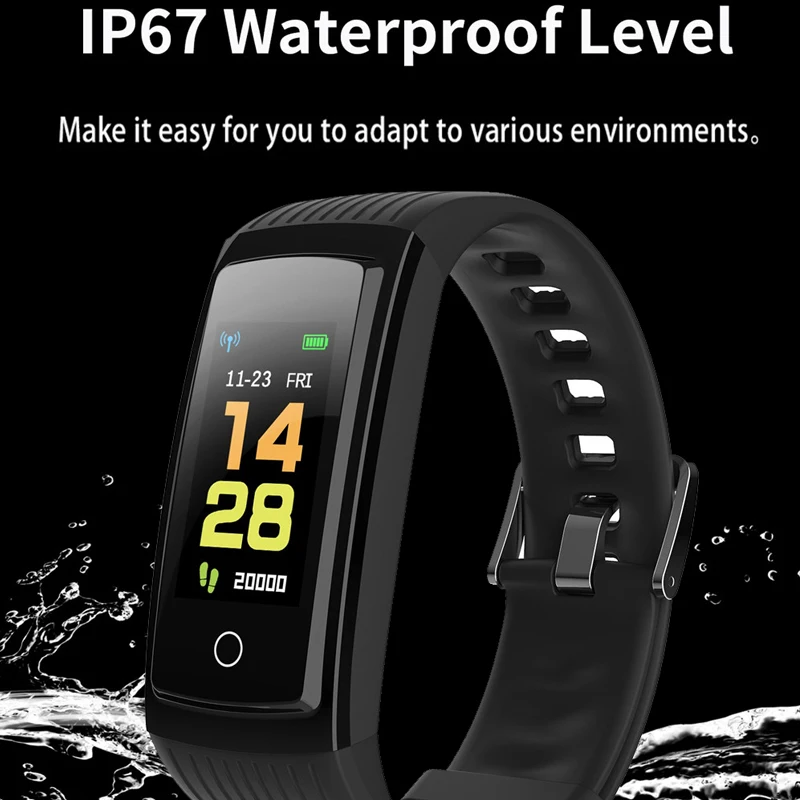 Фитнес-браслет Ip67 водонепроницаемый спортивный смарт-браслет шагомер