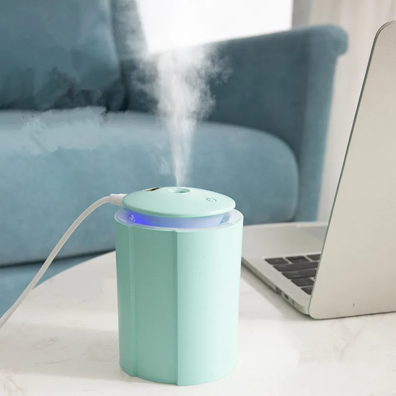 

1pcUltrasonic Mini Air Humidifier 260ML Aroma Essential Oil Diffuser for Home Car USB Fogger Mist Maker with LED Night Lamp 2021