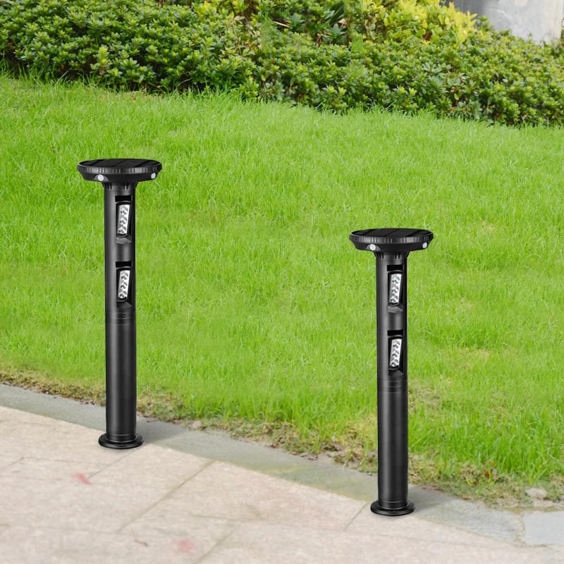 Светодиодный садовый светильник с датчиком движения современный фонарь на