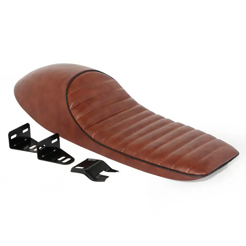 Универсальное винтажное сиденье для кафе-рейсера, на заказ, сиденье-горб в стиле ретро для BMW R100R R50 80 Honda CB360 CL450 Kawasaki Z125 Pro XJ
