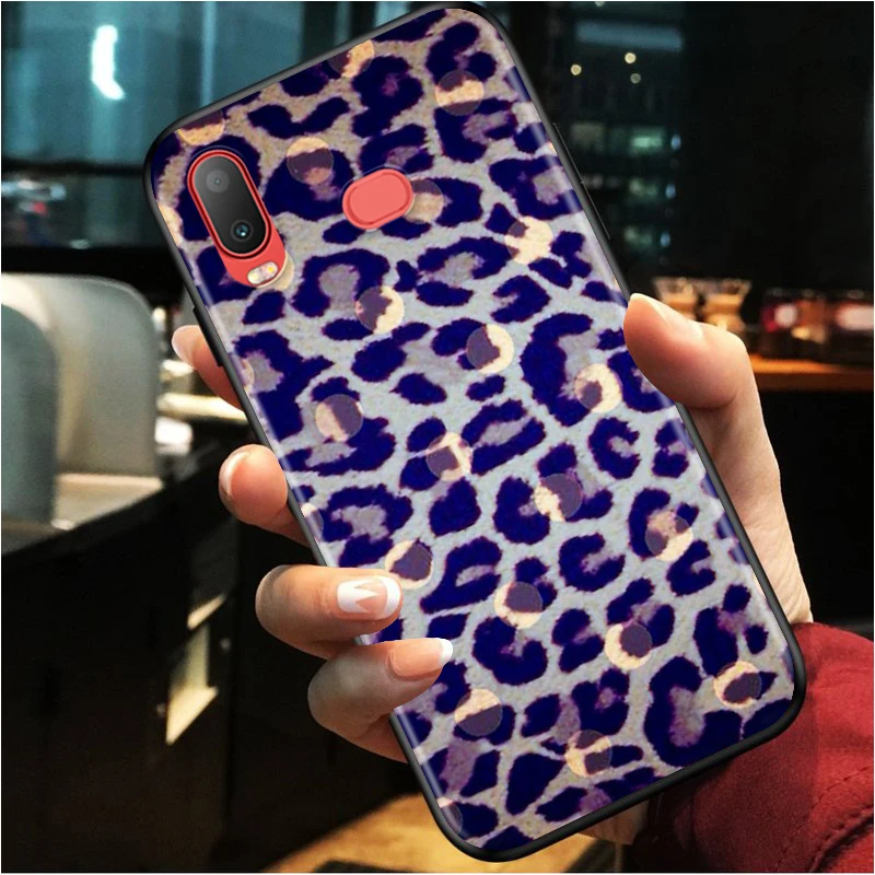 

New Leopard Print for Samsung Galaxy A9S A8S A6S A9 A8 A7 A750 A6 A5 A3 Plus Star 2018 2017 2016 Black Phone Case