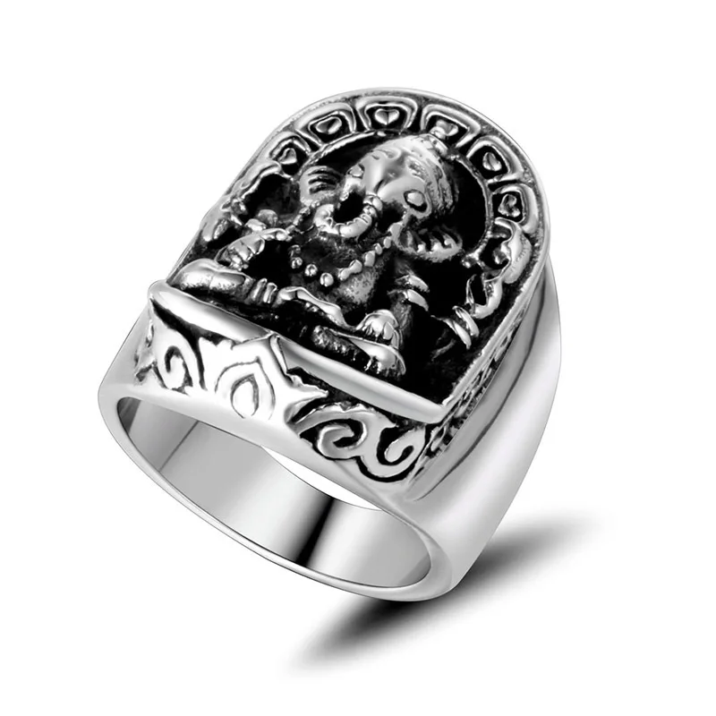 Мужские и женские кольца из титановой стали в стиле панк | Украшения аксессуары