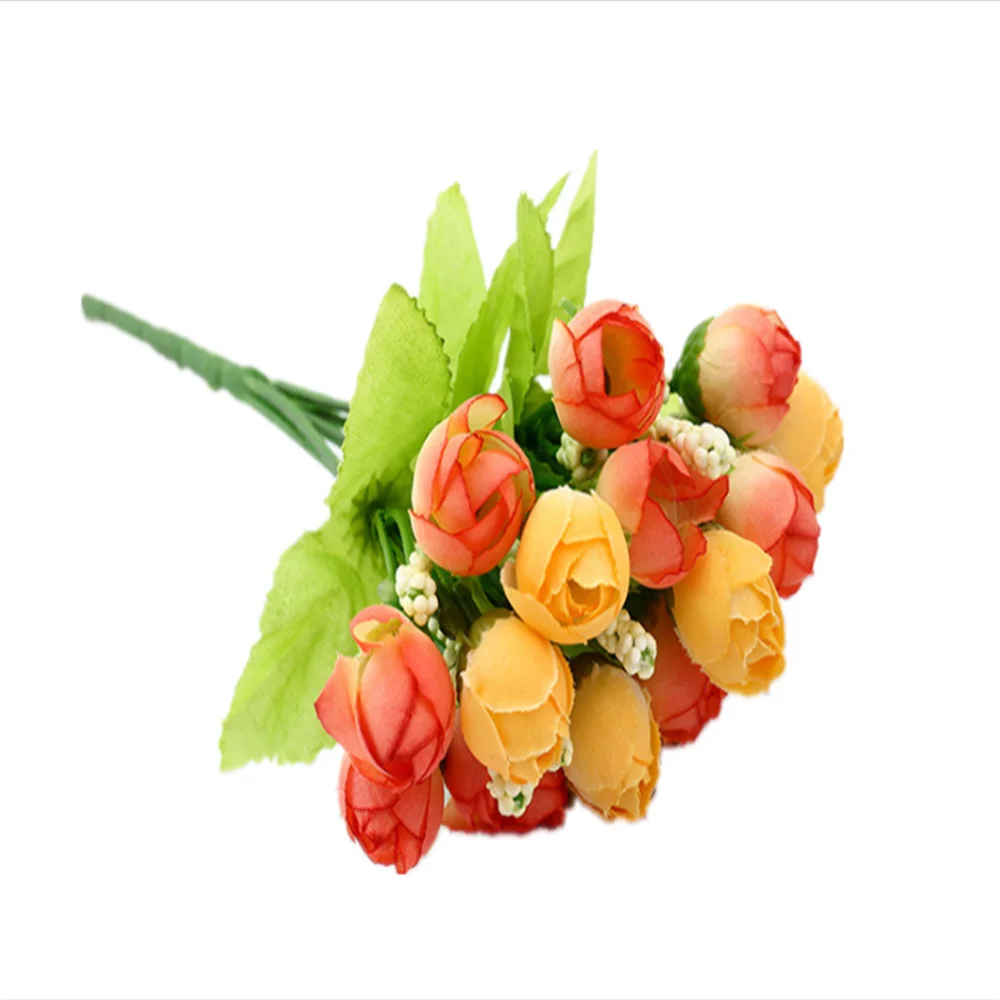 

22cm Simulation Rose Bouquet Wedding DIY Home Outdoor Hotel Living Room Office Party Photography Garden Holiday Decoration Cheap