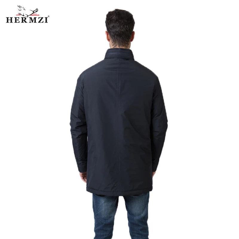 HERMZI 2021 Новинка Мужская Куртка Весна Осень Пальто Мужское Ветровка Куртки Мужские