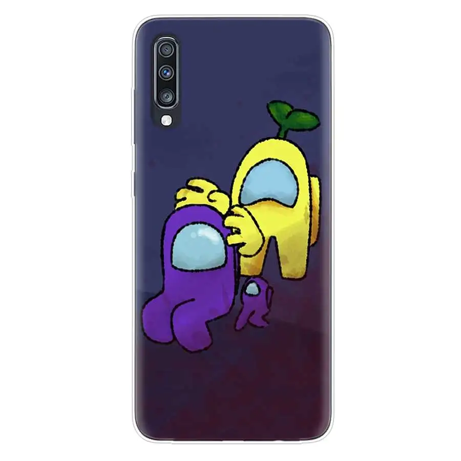 

game among us Back TPU Case For Samsung Galaxy A71 A51 A70 A50 A10E A20E A30 A20 A10 A40 A7 A9 A8 A6 Plus 2018 Cover