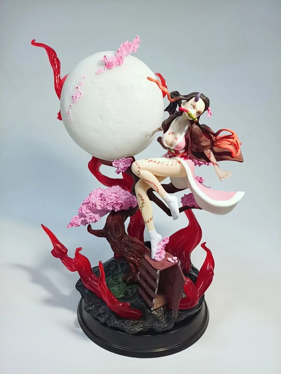 

Anime Demon Slayer: Kimetsu No Yaiba Kamado Nezuko Figure Statue Model Toy 32cm New