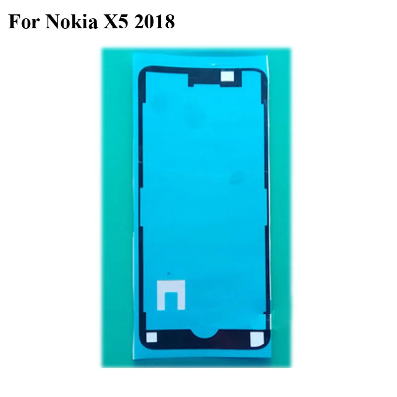 

1PC Adhesive Tape For Nokia X5 2018 TA-1109 3M Glue Front LCD Supporting Frame Sticker NokiaX5 2018 Replacement For Nokia X 5