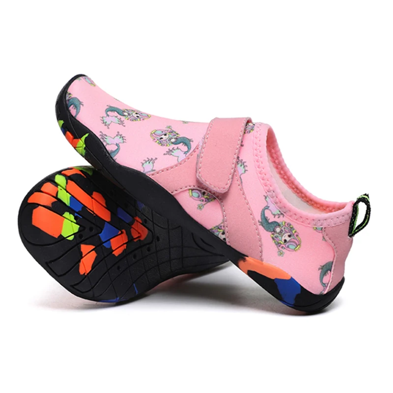 

Hot Sale Kids Swim Water Shoes Quick Dry Non-Slip Barefoot Wading Shoes for Boys Girls N66