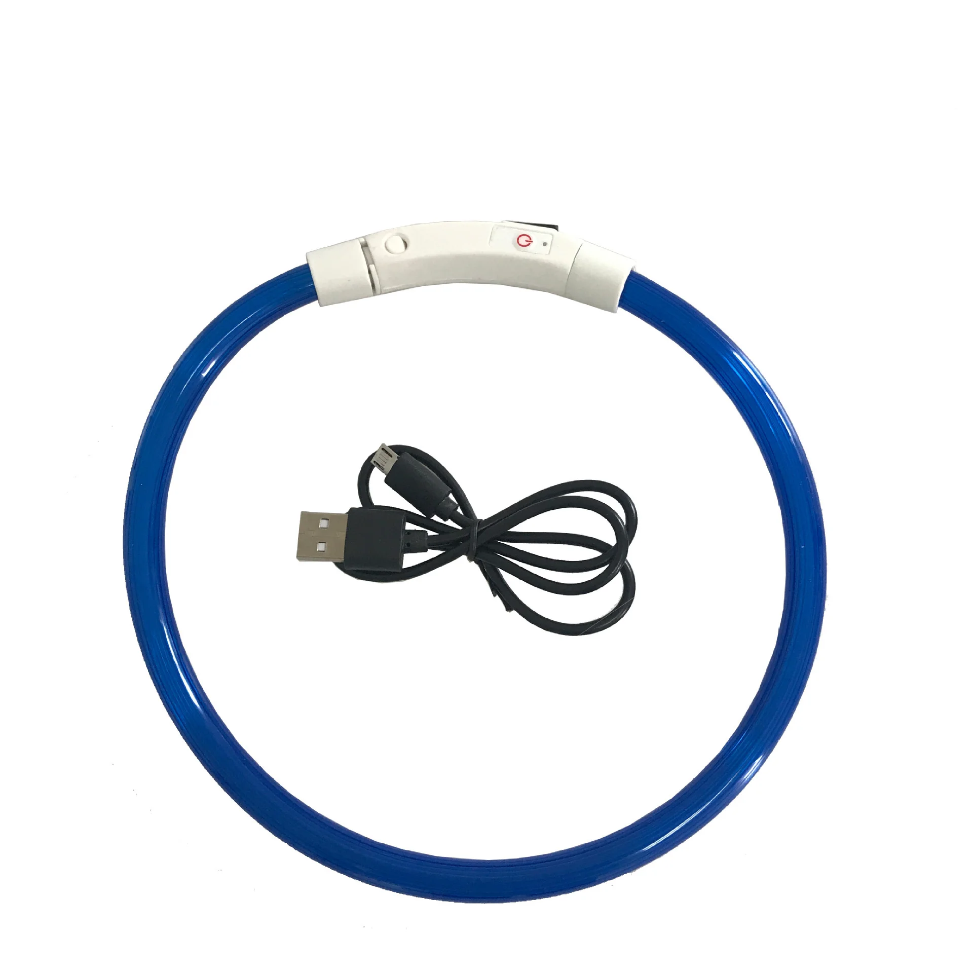 Ошейник для собак с LED-подсветкой, заряжаемый через USB, светящиеся аксессуары для Хаски и Перро.