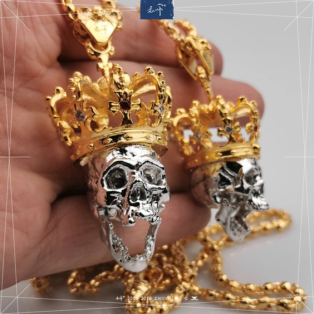 

Original design for the fifth anniversary of the store to celebrate the new high-end custom gold-plated crown inlaid diamond sku