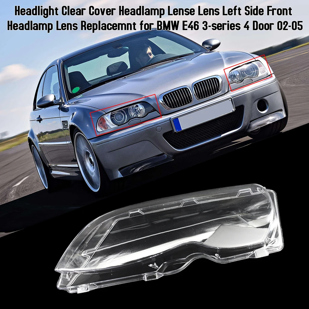 1 пара автомобильных фар прозрачная крышка фотообъектив передняя фара Сменные