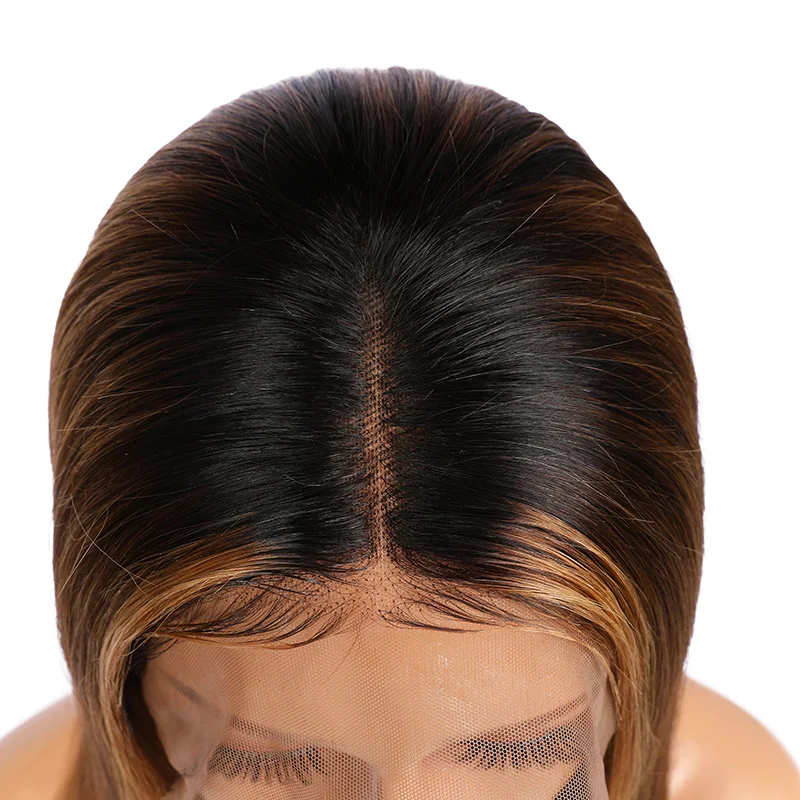 Addbeauty парики из натуральных волос на кружеве, бразильские волосы Remy с эффектом омбре, прямые парики 13x4 13x6, парики из 370 искусственных волос