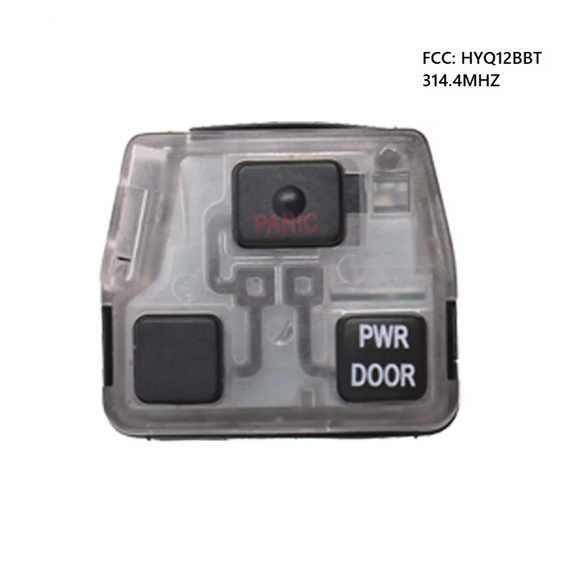 KEYECU умный пульт дистанционного управления core 3 кнопки 314 4 МГц для Lexus