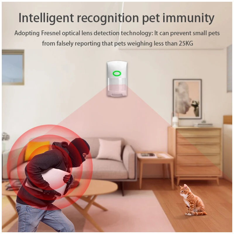 WiFi ИК-детекторы Smart PIR датчик движения сигнализация Push Tuya Life приложение монитор