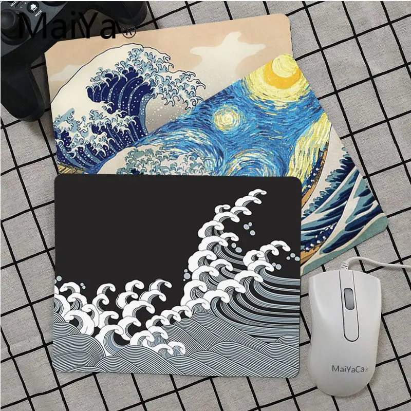 Японский коврик для мыши Maiya игровой с волнистым рисунком Лидер продаж оптовая