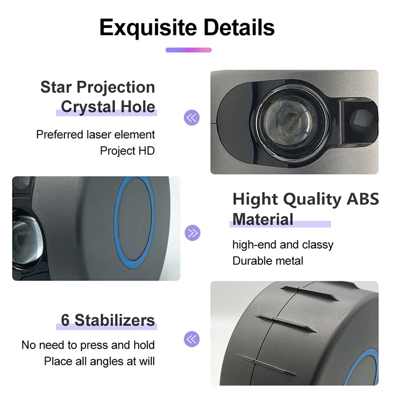 Умный лазерный проектор со звездным лучом и беспроводным управлением | Лампы