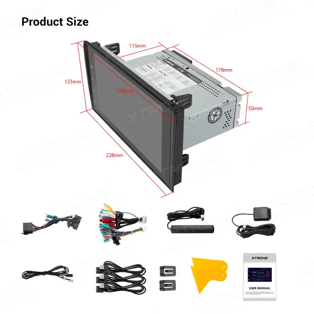XTRONS Android 10 0 Qualcomm Bluetooth 5 автомобильный стереоплеер для Audi A3 8P 2003 2009 2010 2011 2012 S3 RS3