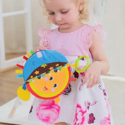 

2021 New Infant Kids Baby Animal Cloth Book Intelligence Development Toys Forest Sky Educational Bed Cognize Books Gift