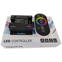 dc12 24v 18a rf remote wireless touch pad panel led controller for 5050 rgb led strip light