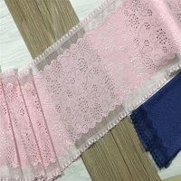 quality stretch lace trim gorgeous light pink elastic lace 23cm diy blue lace fabric for clothes sewing accessories
