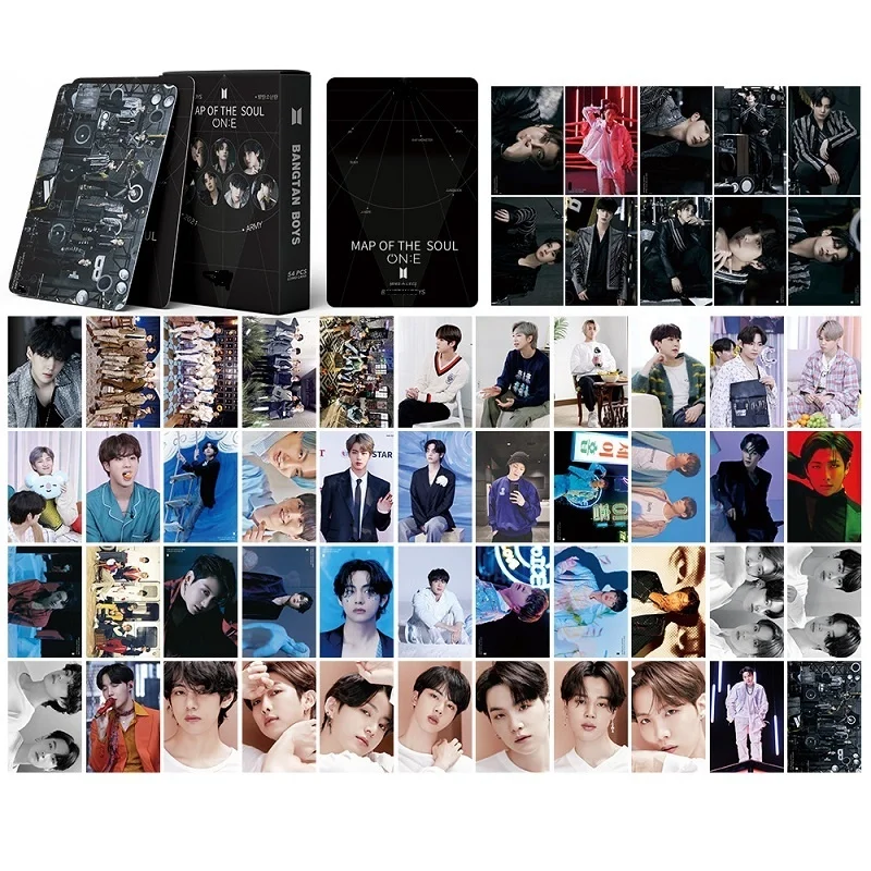 

KPOP Bangtan Boys EXO NCT Stray Kids Peripheral BE Cards 54 Lomo Cards