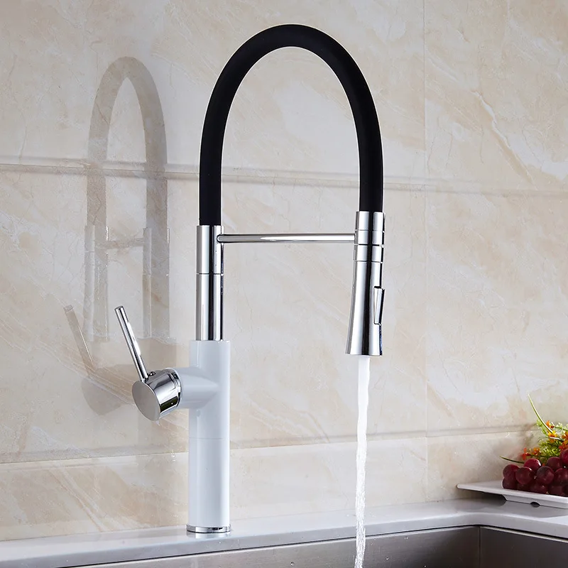MTTUZK белый кухонный кран 360 ronating blackend раковина холодной и горячей кухни смеситель