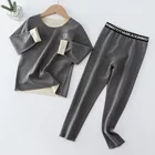 Комплекты детской одежды, осенне-зимние длинные кальсоны для мальчиков и девочек, детское нижнее белье, теплое удобное нижнее белье для кожи, 100-170 см