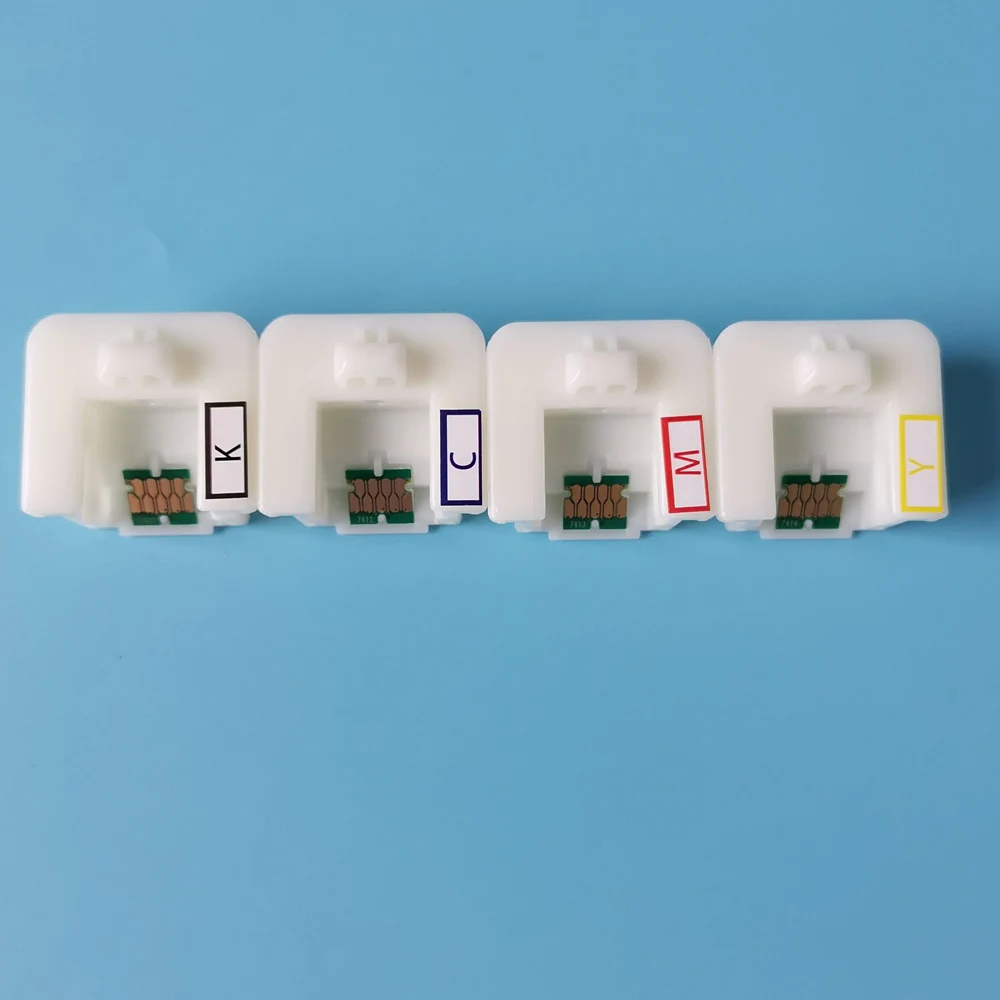 7411 X 7414 одноразовые чипы с держателем для epson surecolor F6070 F7070 F7170 картридж фирменным