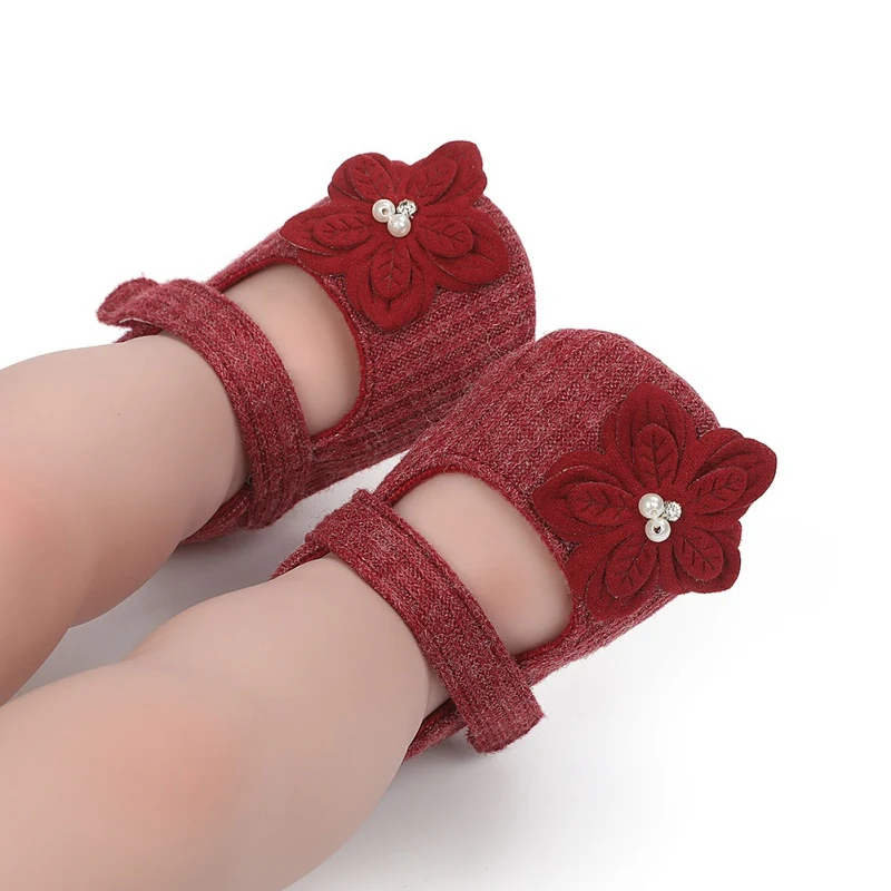 

Baby First Walkers Clothing Kids Infant Newborn Baby Boy Girl Unisex Soft Sole Crib Shoes Flower Cotton Prewalker Shoes