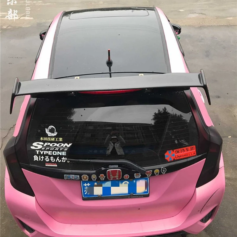 Для Honda FIT gk5 2013-2018 высококачественный задний спойлер из углеродного волокна для